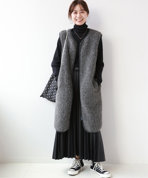 「COLD BREAKER」 ベスト FREE チャコールグレー レディース_画像3