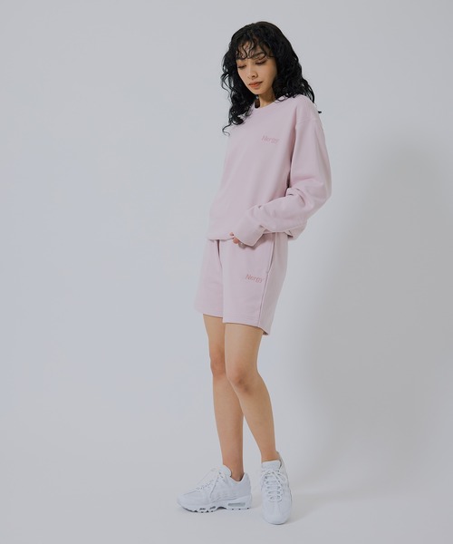 「NERGY」 スウェットカットソー M ピンク レディース_画像2