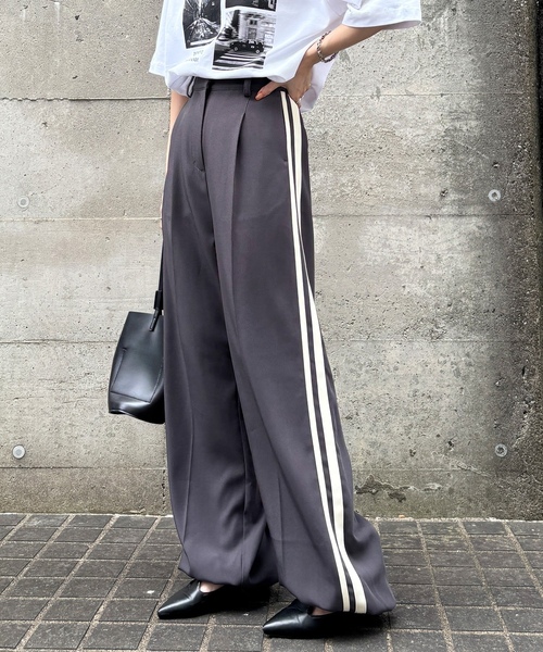 「ISOOK」 スラックス FREE ブラック レディース_画像6