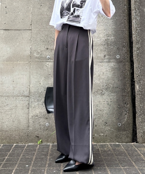 「ISOOK」 スラックス FREE ブラック レディース_画像7