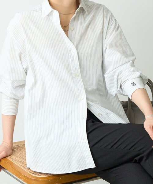 未使用品　BEARDSLEY　コットン　ブラウス BEARDSLEY（ビアズリー） ブラウス シャツ コットンウォッシュシャツ