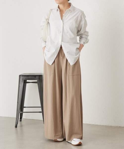 BEARDSLEY（ビアズリー） ブラウス シャツ コットンウォッシュシャツ