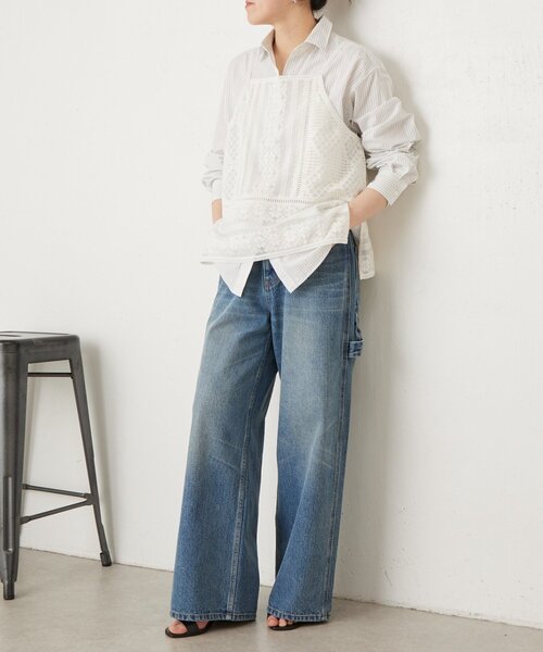 BEARDSLEY（ビアズリー） ブラウス シャツ コットンウォッシュシャツ