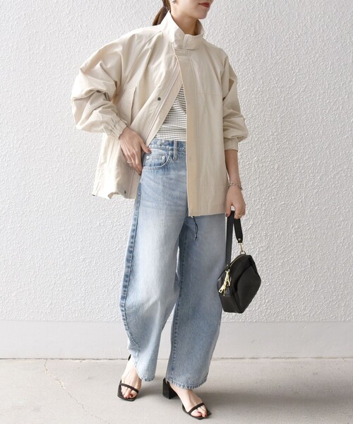 「HINSON」 ブルゾン MEDIUM グレー メンズの画像