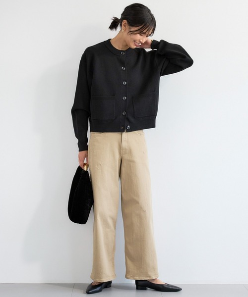 「BARNYARDSTORM」 ニットカーディガン FREE ブラック レディース_画像9