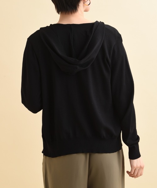 「actuel」 「INTERPLANET」ジップアップパーカー FREE グリーン レディース_画像2