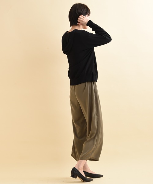 「actuel」 「INTERPLANET」ジップアップパーカー FREE グリーン レディース_画像7