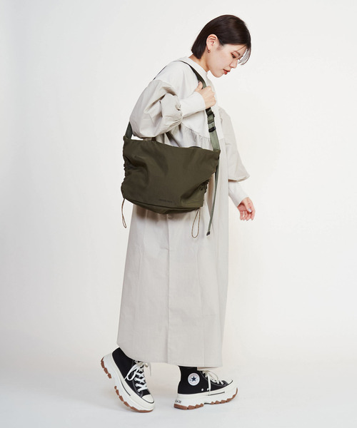 「CONVERSE TOKYO」 長袖ワンピース FREE ライトグレー レディース_画像4