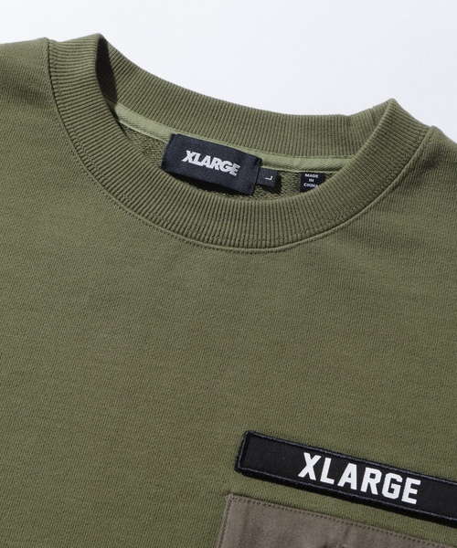 「XLARGE」 スウェットカットソー L アッシュ メンズの画像
