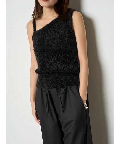 「MIESROHE」 ノースリーブニット ONE SIZE シルバー レディース_画像8