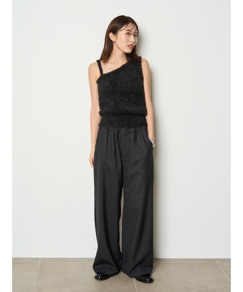 「MIESROHE」 ノースリーブニット ONE SIZE シルバー レディース_画像9