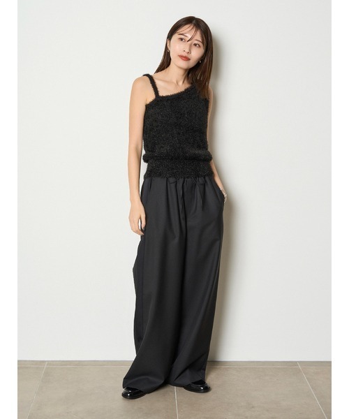 「MIESROHE」 ノースリーブニット ONE SIZE シルバー レディース_画像10