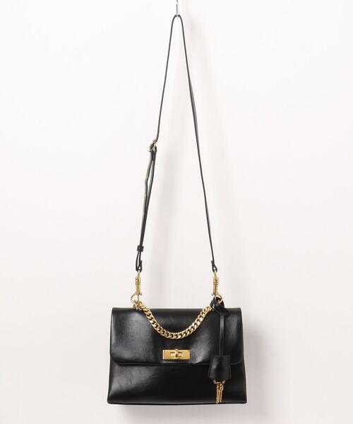 「CHARLES \u0026 KEITH」 2WAYバッグ M ブラック レディースの画像