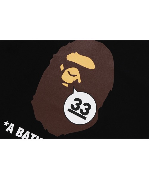 tシャツ A BATHING APE 33RD ANNIV. APE HEAD TEE メンズ レディースの画像