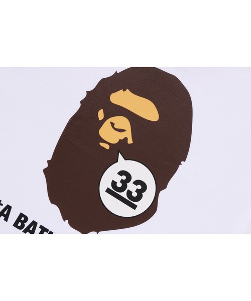 tシャツ A BATHING APE 33RD ANNIV. APE HEAD TEE メンズ レディースの画像