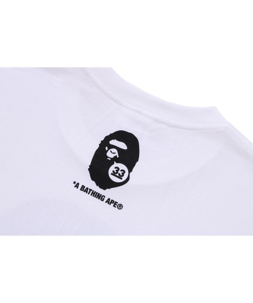 tシャツ A BATHING APE 33RD ANNIV. APE HEAD TEE メンズ レディースの画像