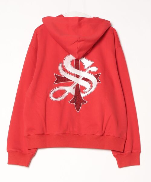 パーカー A'GEM/9 × .kom 「SUPPLIER/サプライヤー」Cross Zip Hoodie V2/クロスジップアップパーカーの画像