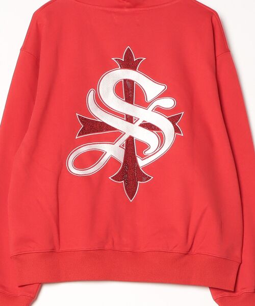 パーカー A'GEM/9 × .kom 「SUPPLIER/サプライヤー」Cross Zip Hoodie V2/クロスジップアップパーカーの画像