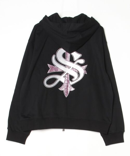 パーカー A'GEM/9 × .kom 「SUPPLIER/サプライヤー」Cross Zip Hoodie V2/クロスジップアップパーカーの画像
