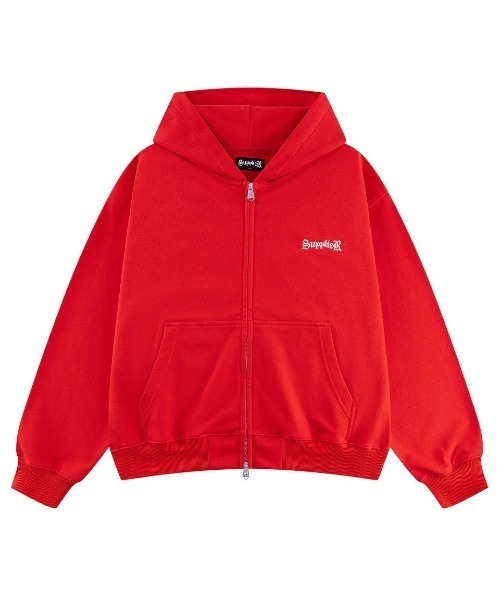 パーカー A'GEM/9 × .kom 「SUPPLIER/サプライヤー」Cross Zip Hoodie V2/クロスジップアップパーカーの画像