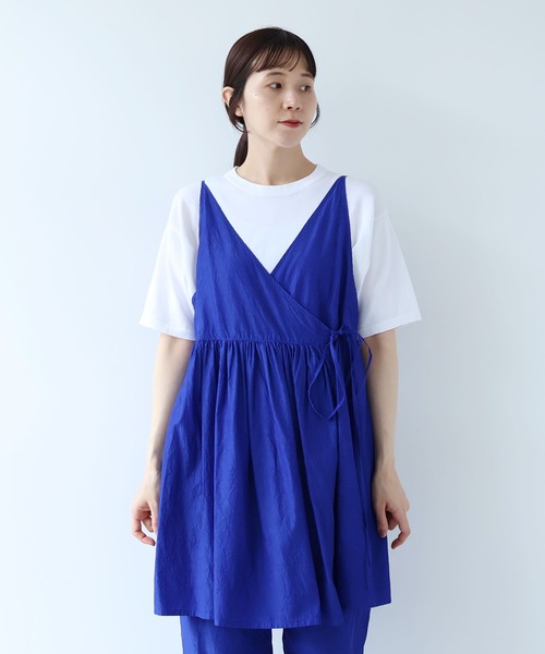 yuni ブラウス シャツ cotton cupla product dye cachecoeur bitier