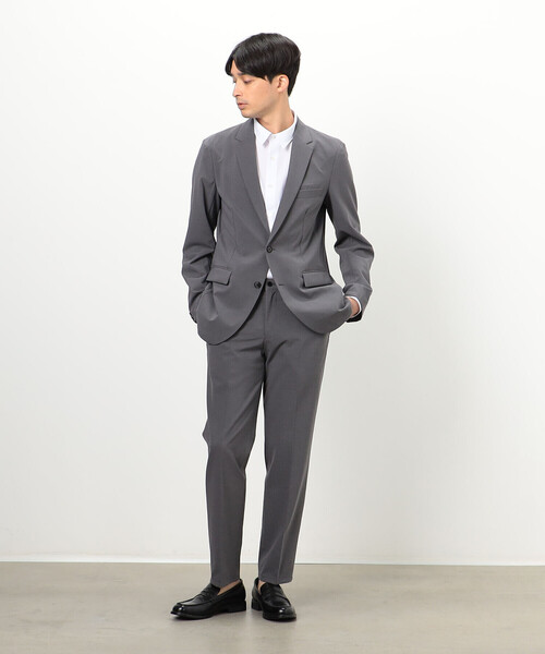 「COMME CA ISM」 テーラードジャケット L ブルー メンズの画像