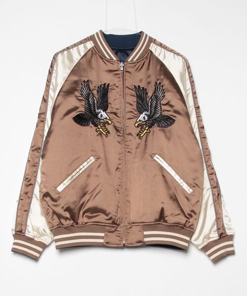 「XLARGE」 スカジャン S ブラウン メンズ_画像2