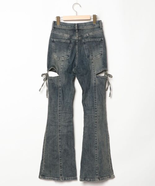 「RESEXXY」 ブーツカットデニムパンツ SMALL ブルー レディースの画像