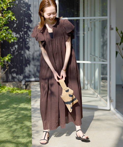 SLOBE IENA（スローブイエナ） ワンピース バルーンスリーブワンピース