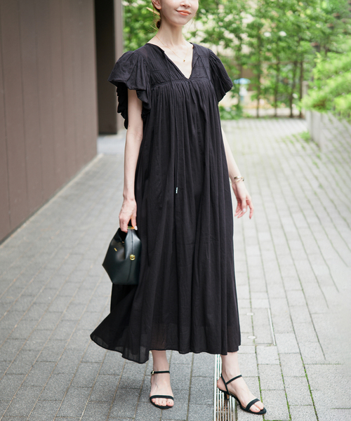 SLOBE IENA（スローブイエナ） ワンピース 半袖 バルーンスリーブ