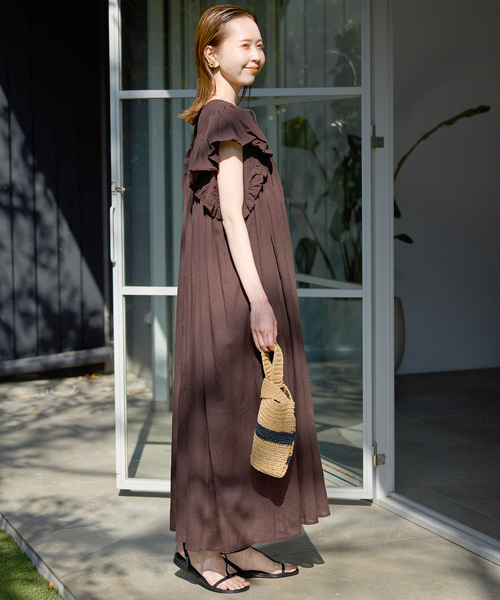 SLOBE IENA（スローブイエナ） ワンピース 半袖 バルーンスリーブ