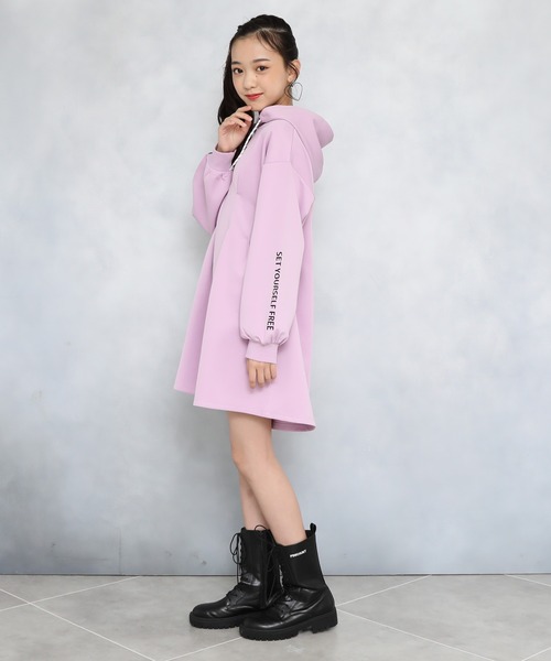 「PINKHUNT」 「KIDS」長袖ワンピース 160cm ブラック キッズ_画像3