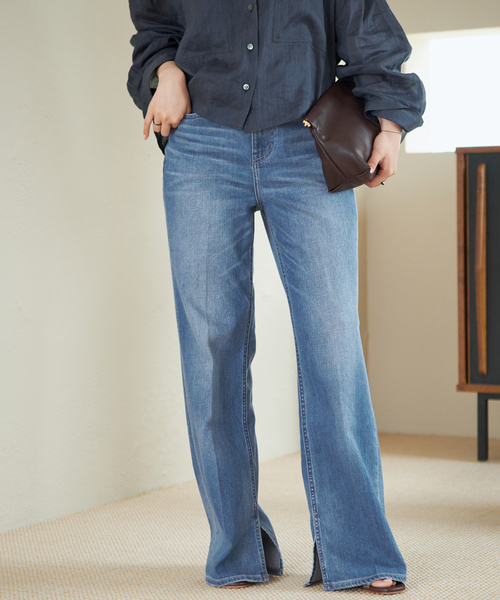 ジーンズ デニム デニムパンツ Healthy denim / ヘルシーデニム 別注 SLIT デニムパンツ レディース_15