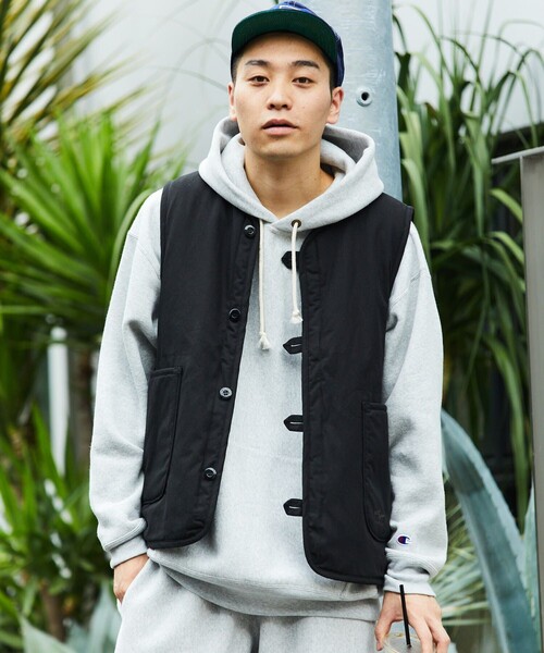 「ARMY TWILL」 ベスト MEDIUM オリーブ メンズ_画像4
