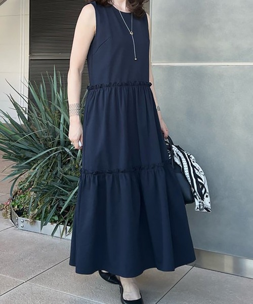 ST.ROONEY ブラック ティアードワンピース ST.ROONEY（セントルーニー） ワンピース ティアードワンピース「低