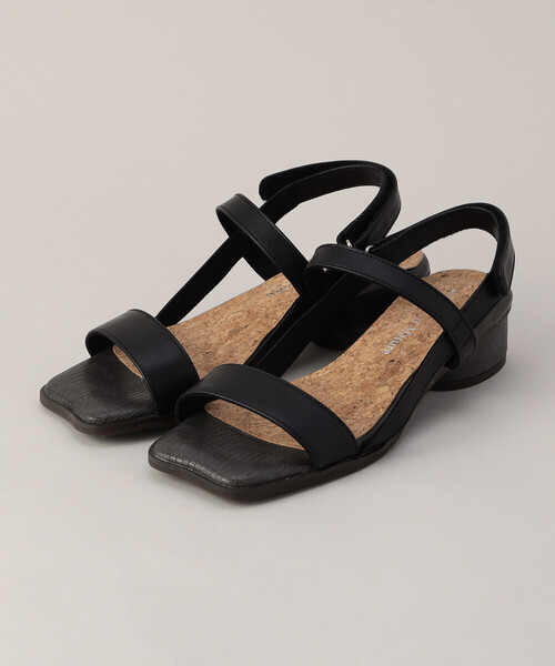 「Comme ca Mature」 フラットサンダル 23.5cm ブラウン レディース_画像2