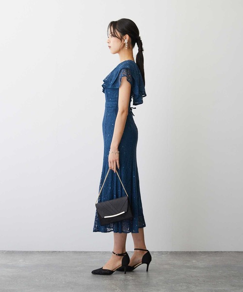 「Dorry Doll」 半袖ワンピース M ブラック レディース_画像6
