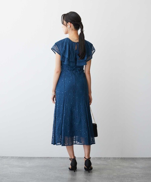 「Dorry Doll」 半袖ワンピース M ブラック レディース_画像7