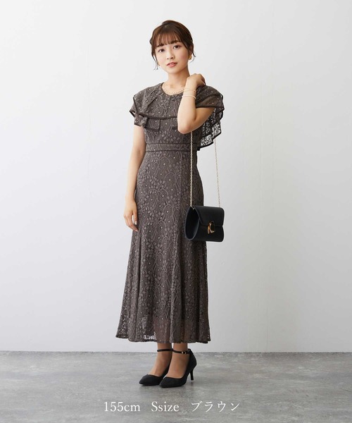 「Dorry Doll」 半袖ワンピース M ブラック レディース_画像8