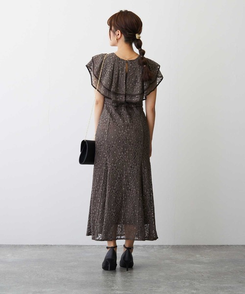 「Dorry Doll」 半袖ワンピース M ブラック レディース_画像9