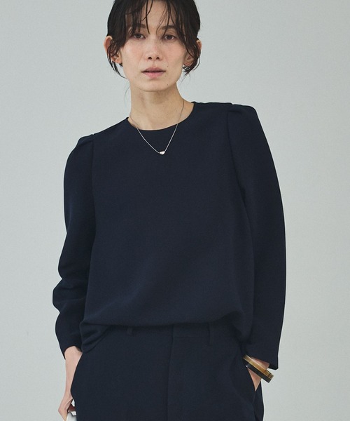「qualite」 長袖ブラウス フリー ホワイト レディース_画像2