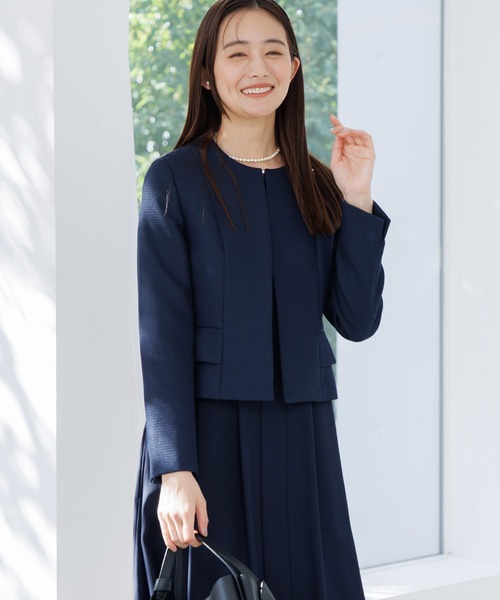 「form forma」 セットアップ 11号 ネイビー レディース_画像9