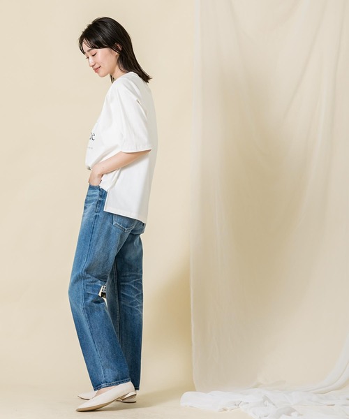 「Gready Brilliant」 半袖Tシャツ 38 オフホワイト レディース_画像3