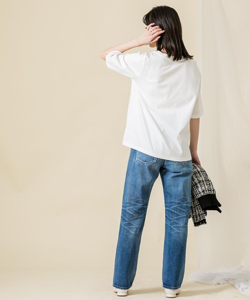 「Gready Brilliant」 半袖Tシャツ 38 オフホワイト レディース_画像4