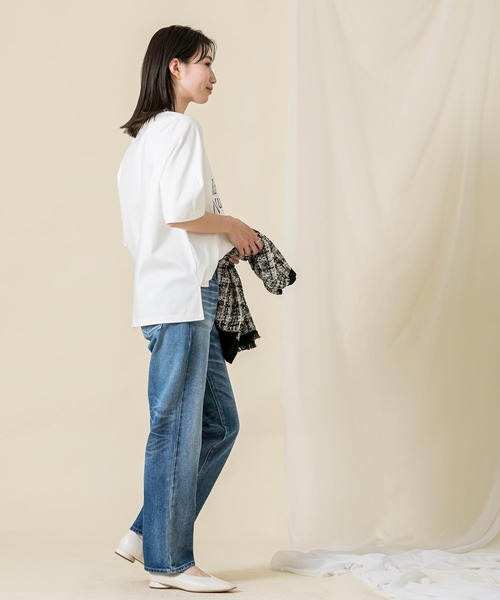 「Gready Brilliant」 半袖Tシャツ 38 オフホワイト レディース_画像5