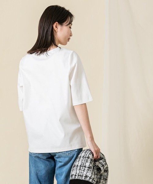 「Gready Brilliant」 半袖Tシャツ 38 オフホワイト レディース_画像8