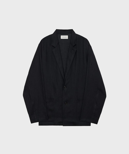 ジャケット テーラードジャケット 「MARKAWARE/マーカウェア」SHIRT JACKET/(清涼・軽量)/ヘンプ細布 /シャツジャケット メンズの画像