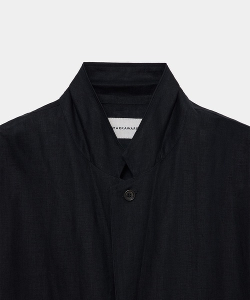 ジャケット テーラードジャケット 「MARKAWARE/マーカウェア」SHIRT JACKET/(清涼・軽量)/ヘンプ細布 /シャツジャケット メンズの画像