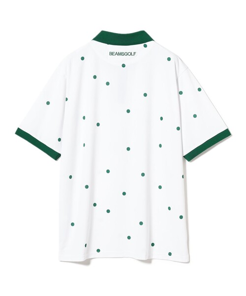 「BEAMS GOLF」 半袖ポロシャツ L ホワイト メンズ_画像7