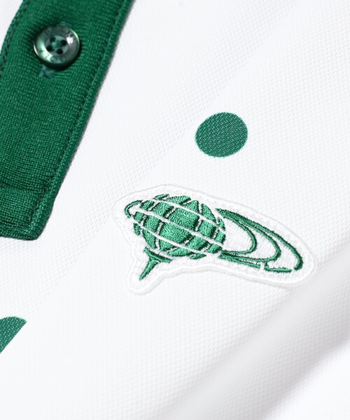「BEAMS GOLF」 半袖ポロシャツ L ホワイト メンズ_画像8